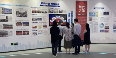 醫(yī)院紅色黨建主題展館設計效果圖，塑造醫(yī)院黨建品牌陣地